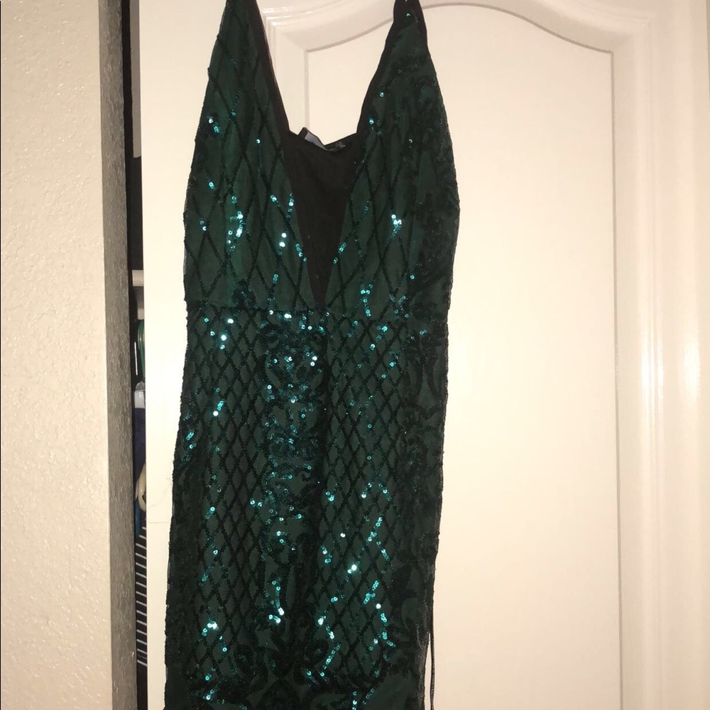 Emerald green dress NWT